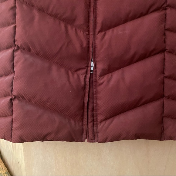 EDDIE BAUER SUN VALLEY DOWN DUFFLE COAT IN DARK SABLE SZ PETITE LARGE - Picture 9 of 16